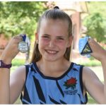 Laura Scott wins a silver medal at the Trans Tasman Challenge