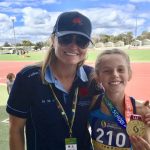 Alesha Bennetts earned a gold, two silvers and a bronze at the Pacific School Games