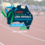 The Coles Australian Little Athletics Championships (ALAC) 21-23 April 2023