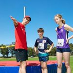 High jump champion Brandon Starc coaches Perth’s little athletes