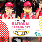 Coles to donate funds from National Banana Day to Little Athletics Community fund