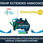 COLES AUSTRALIAN LITTLE ATHLETICS CHAMPIONSHIPS (ALAC) STREAMING PARTNERSHIP EXTENDED